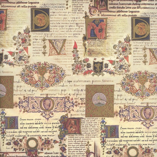 Illuminated Manuscript Italian Paper ~ Kartos Italy
